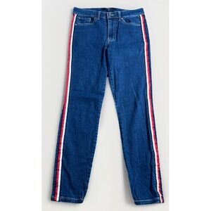 Tommy‎ Hilfiger Tribeca Skinny Jeans Women's Size 4 Striped